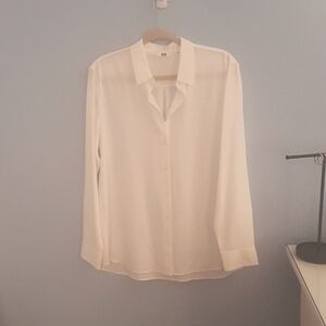 Uniqlo - Rayon Blouse - White